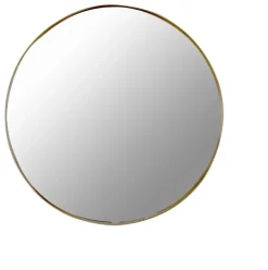Spiegel Coco rond goud 70cm