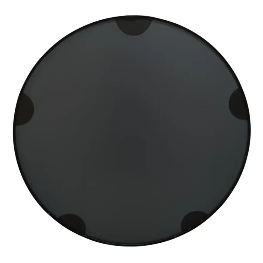Spiegel Coco rond zwart 70 cm