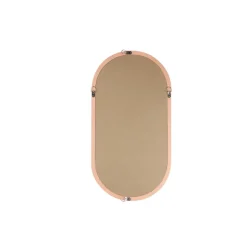 Spiegel met houten frame perzik 26,5x50x2,5cm