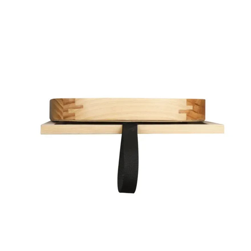 Spiegel met houten frame 40x160x4,8cm