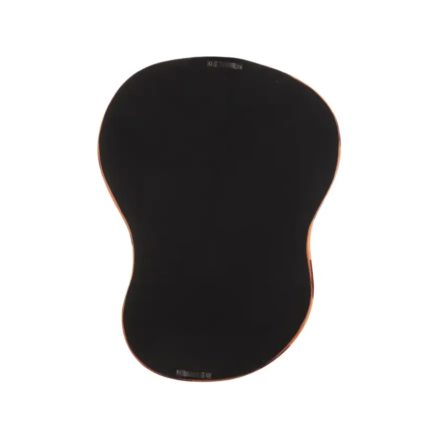 Spiegel organisch bruin roze 30x40cm