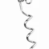 Spiralen grondpen 42 cm verchroomd