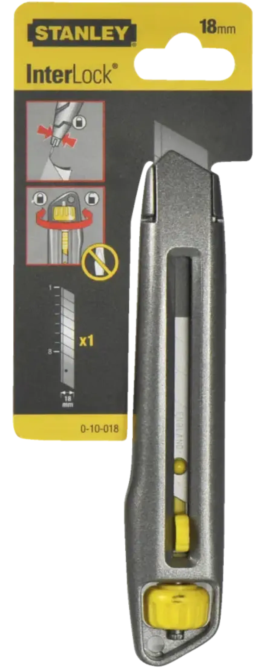 Stanley afbreekmes Interlock 18 mm