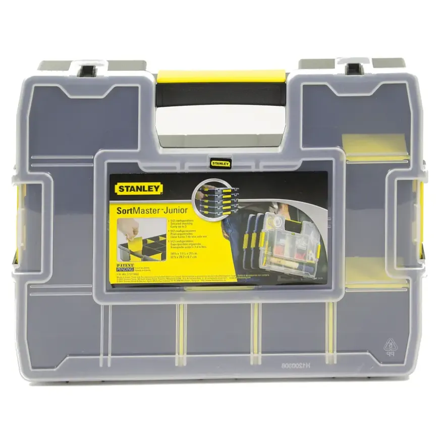 Stanley assortimentsdoos 14-vaks 7x38x29 cm met flexibele indeling