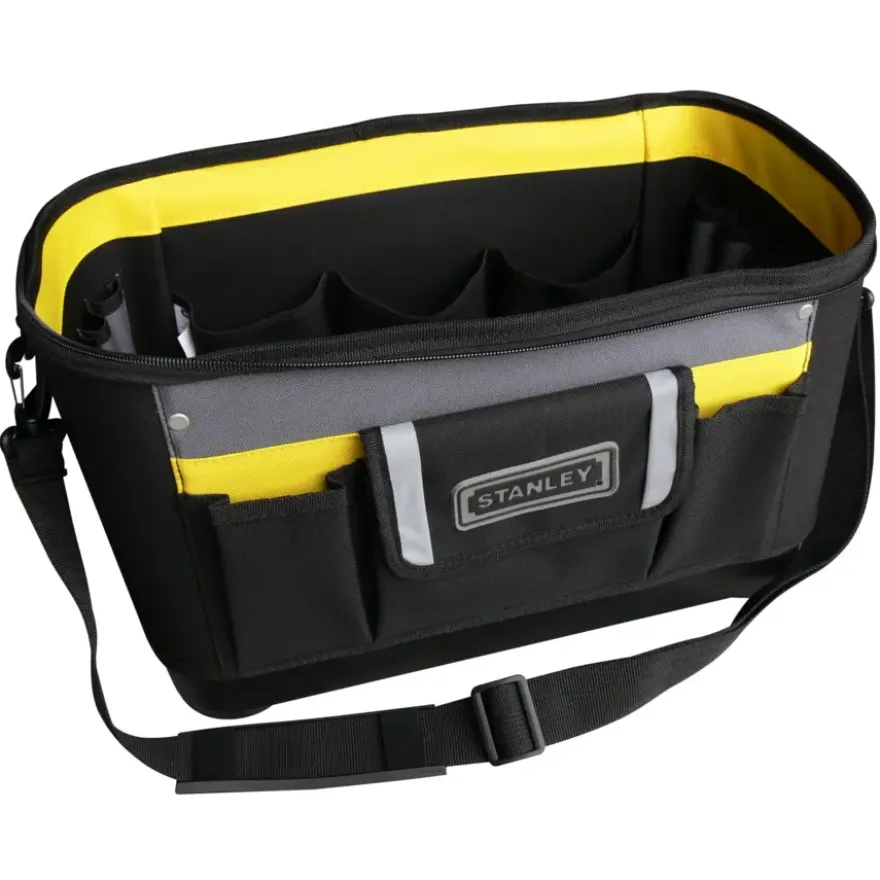 Stanley gereedschapstas zwart met grijs 16 inch