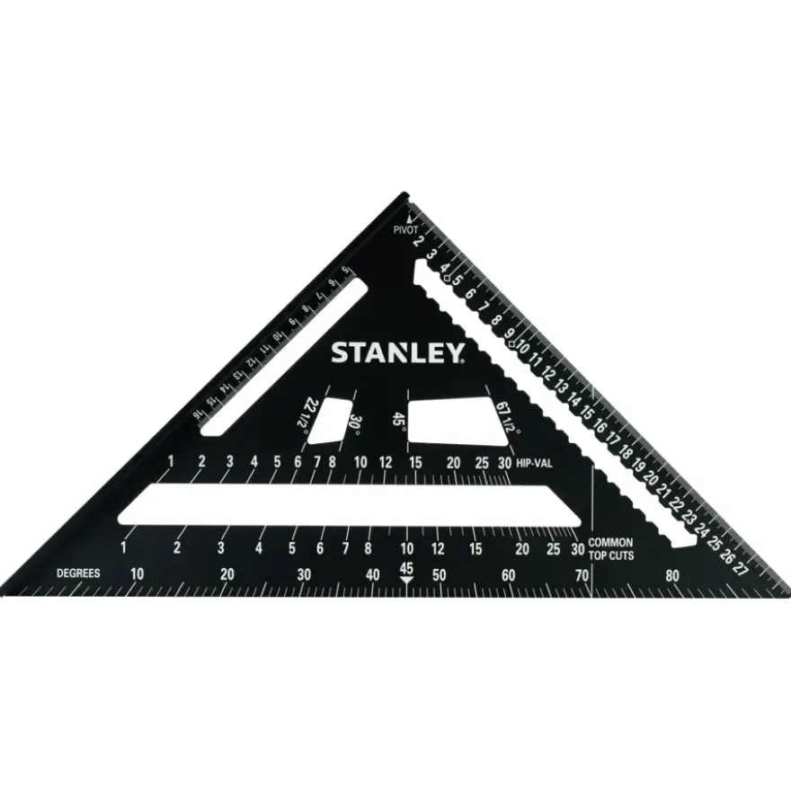 Stanley multifunctionele aluminium bouwdriehoek 300mm