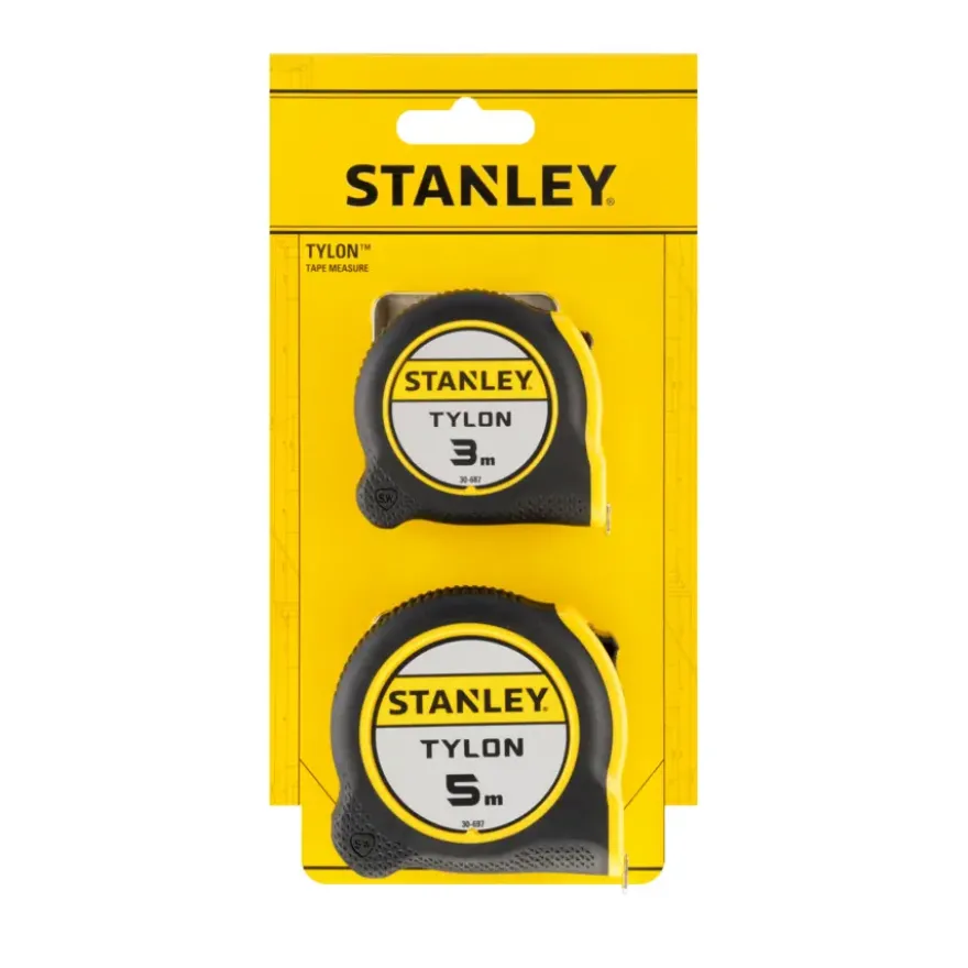 Stanley rolbandmaat Tylon duopack 3 meter + 5 meter