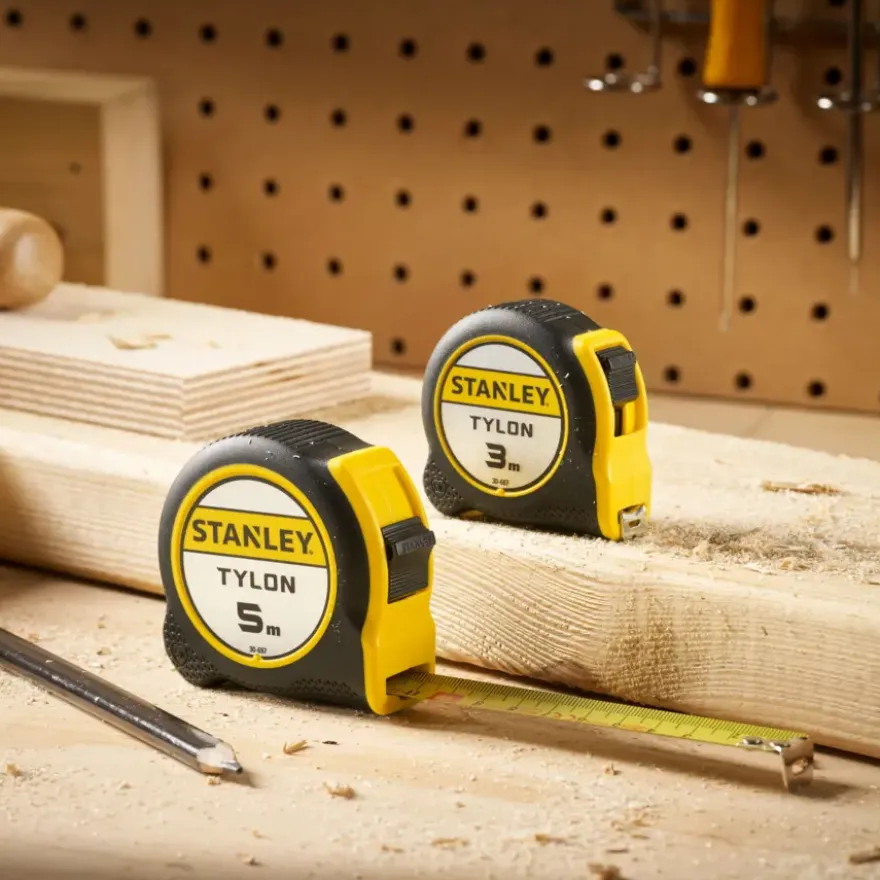 Stanley rolbandmaat Tylon duopack 3 meter + 5 meter