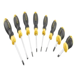Stanley schroevendraaierset Cushiongrip 8 delig