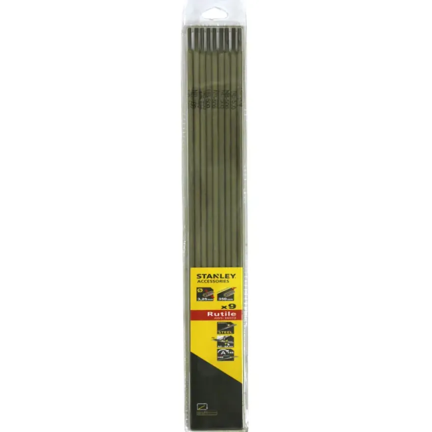 STANLEY laselektroden rutile 3,25 x 350 mm 9 stuks