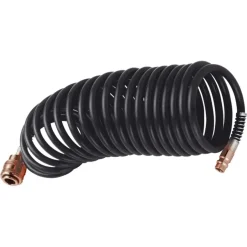 Stanley luchtslang spiraal Ø6x8mm 5 meter met snelkoppelingen