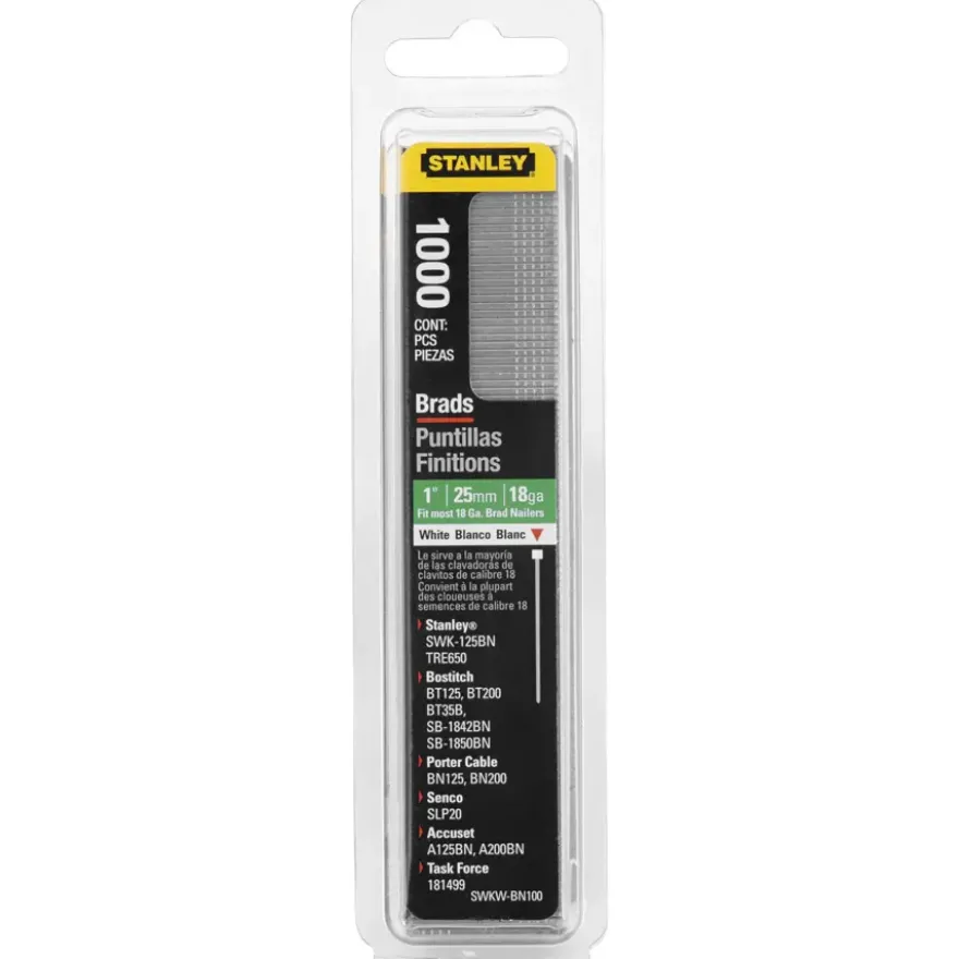Stanley nagels type j 2x25mm 1000st