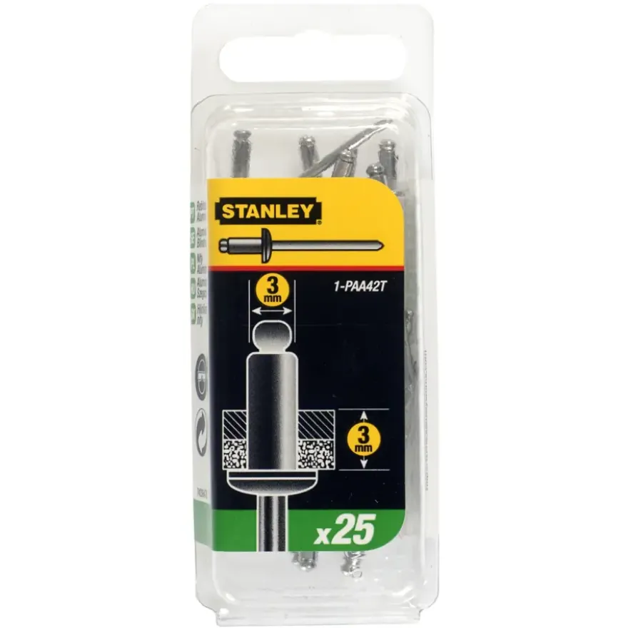 Stanley popnagel 3x3mm