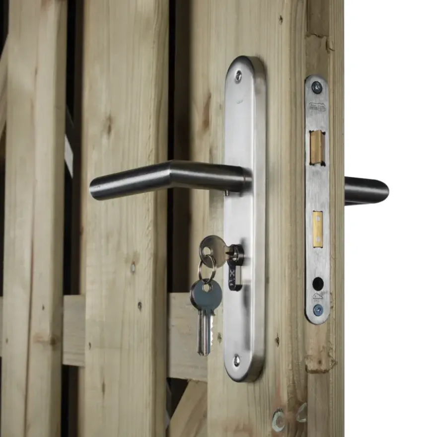 Starx Tuinpoortsluiting poortslot met insteekslot SKG 1-ster RVS