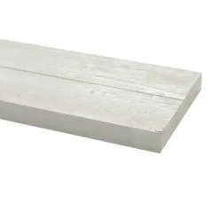 Steigerhout ca. 29x195 mm, lengte 250 cm wit