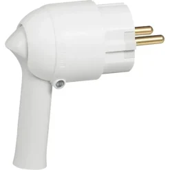 Stekker RA 16 A met Hendel Wit