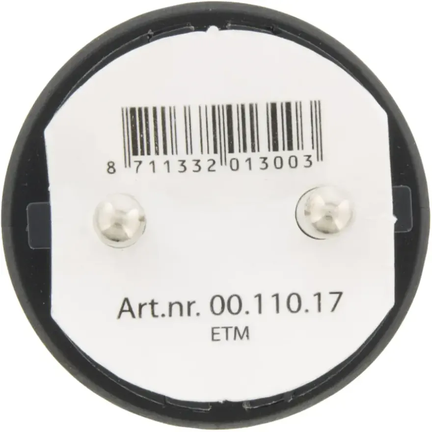 Stekker Rubber Geaard Spatwaterdicht Zwart