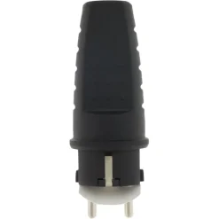 Stekker Rubber Geaard Spatwaterdicht Zwart