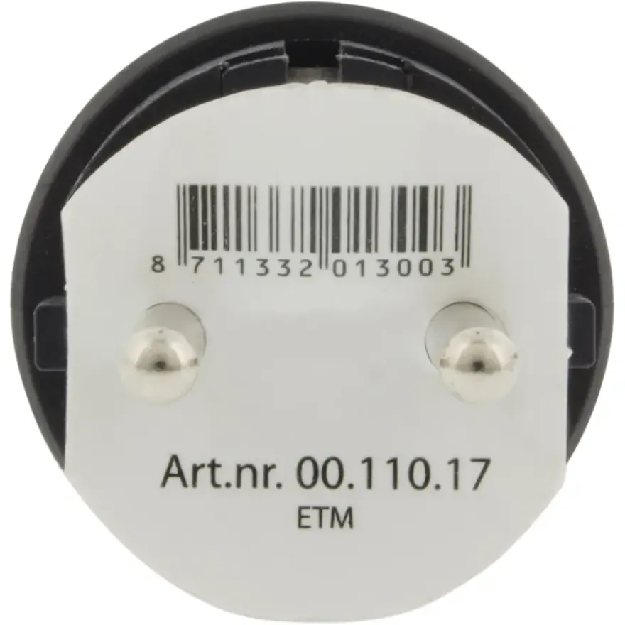 Stekker Rubber Geaard Spatwaterdicht Zwart