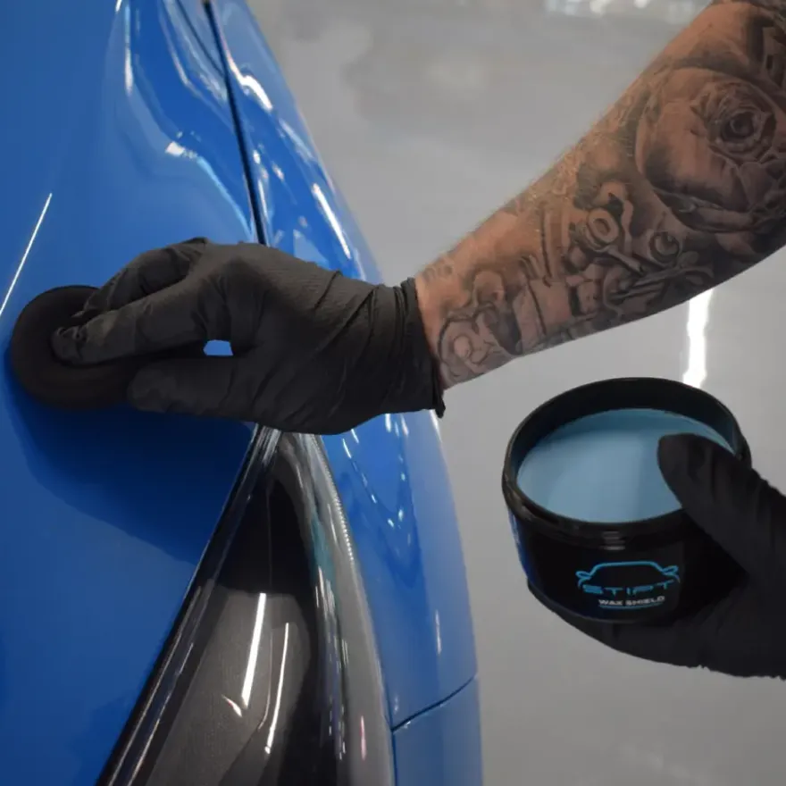 Stipt wax shield