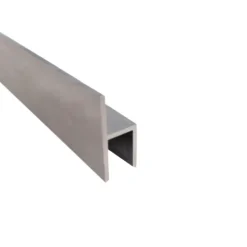 Stoelprofiel mat aluminium 26x8x1x2000 mm
