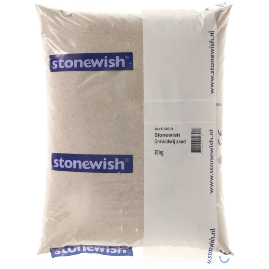 Stonewish onkruidvrij zand 25 kg