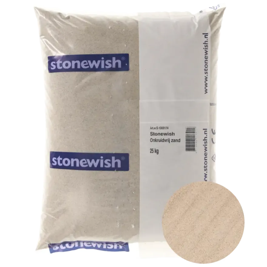 Stonewish onkruidvrij zand 25 kg