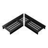 Stonewish Ultra Drain L-rooster zwart recht patroon