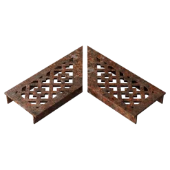 Stonewish Ultra Drain L-rooster corten disegno patroon