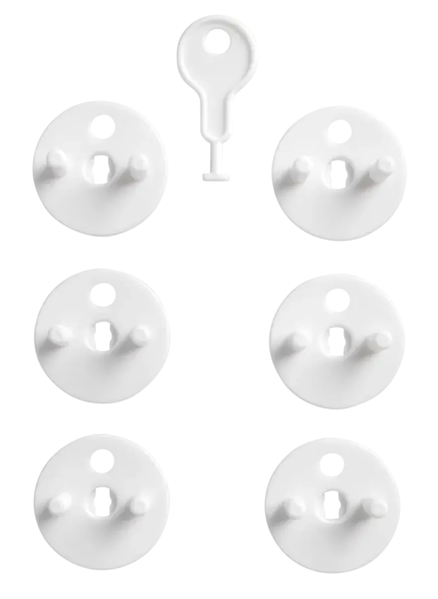 Stopcontact plug met sleutel 6 stuks