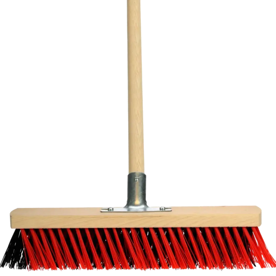 Straatbezem 40 cm met steel 160 cm