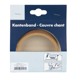 Strijkband bruin eiken 23 mm 2,5 meter
