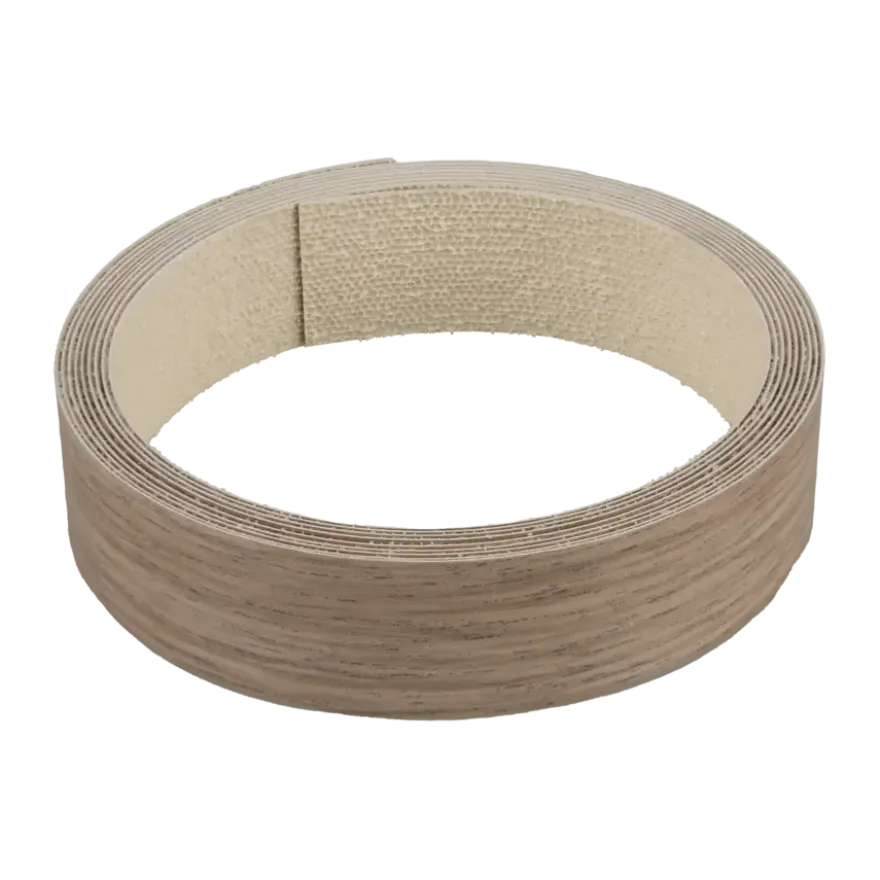Strijkband grijs eiken 23 mm 2,5 m