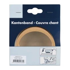 Strijkband licht eiken 23 mm 2,5 m