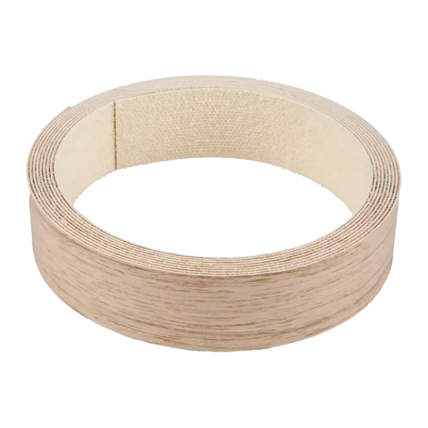 Strijkband naturel eiken 23 mm 2,5 m