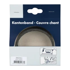 Strijkband zwart 23 mm 2,5 m