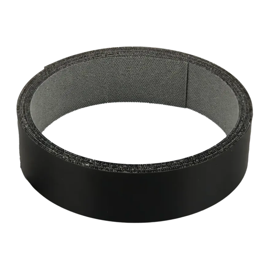 Strijkband zwart eiken 23 mm 2,5 m