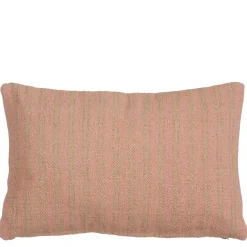 Stripes kussen l.roze - l55xb35xh10cm