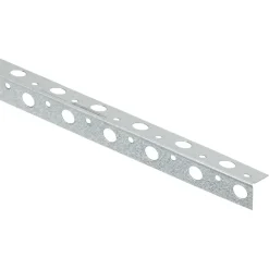 Stuc-/ hoekprofiel aluzink staal voor 6 mm stucdikte 260 cm