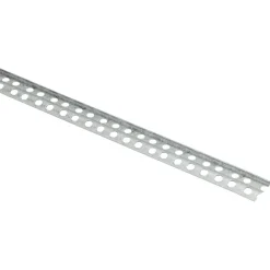 Stucstopprofiel aluzink staal voor 6 mm stucdikte 260 cm