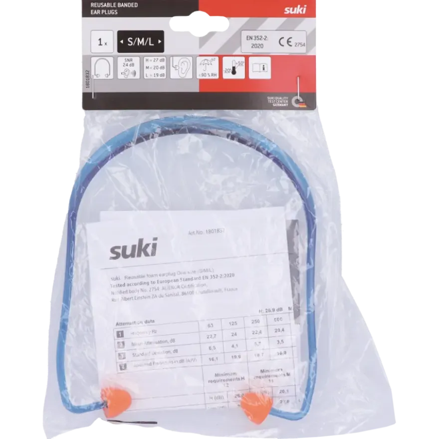 suki gehoorbeschermer ultra licht -23 db
