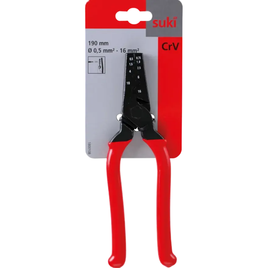 Suki krimptang voor kabelschoenen 0,5 t/m 16mm²