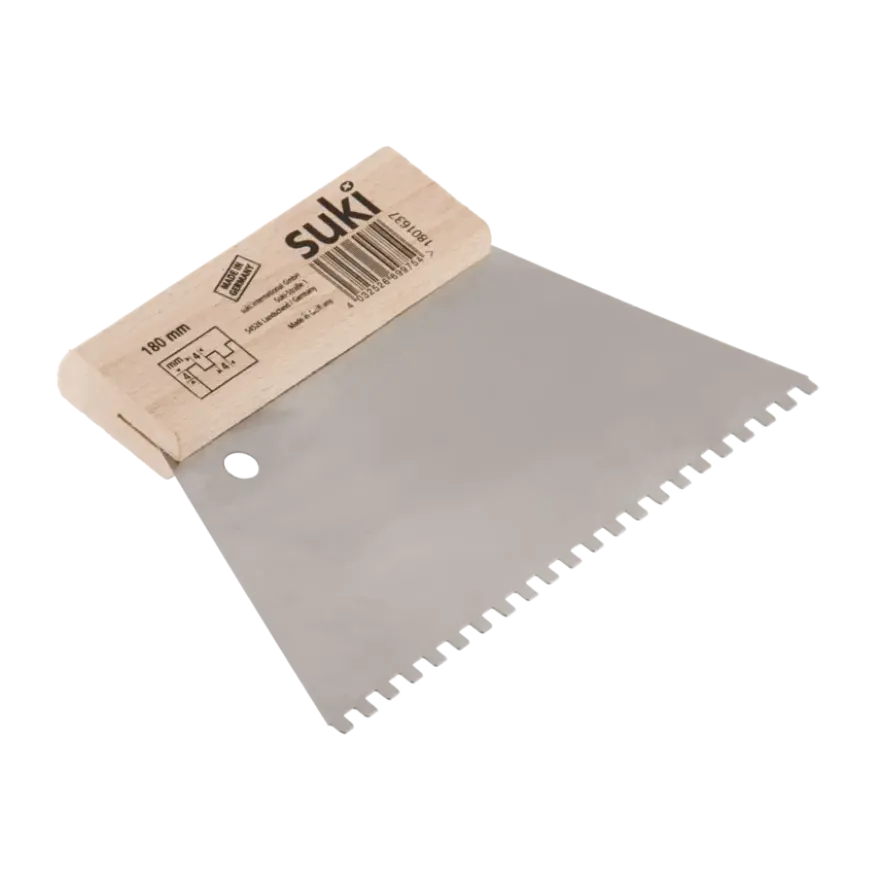 suki lijmkam 180 mm met 4 mm vertanding