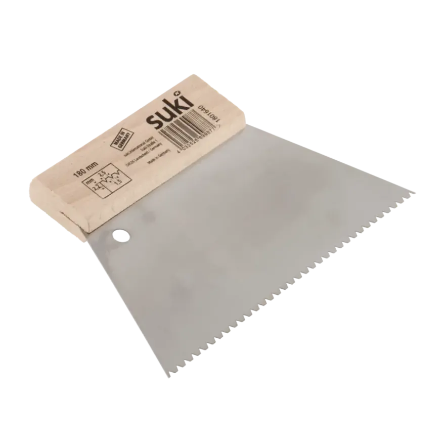 suki lijmkam 180 mm met 3 mm vertanding