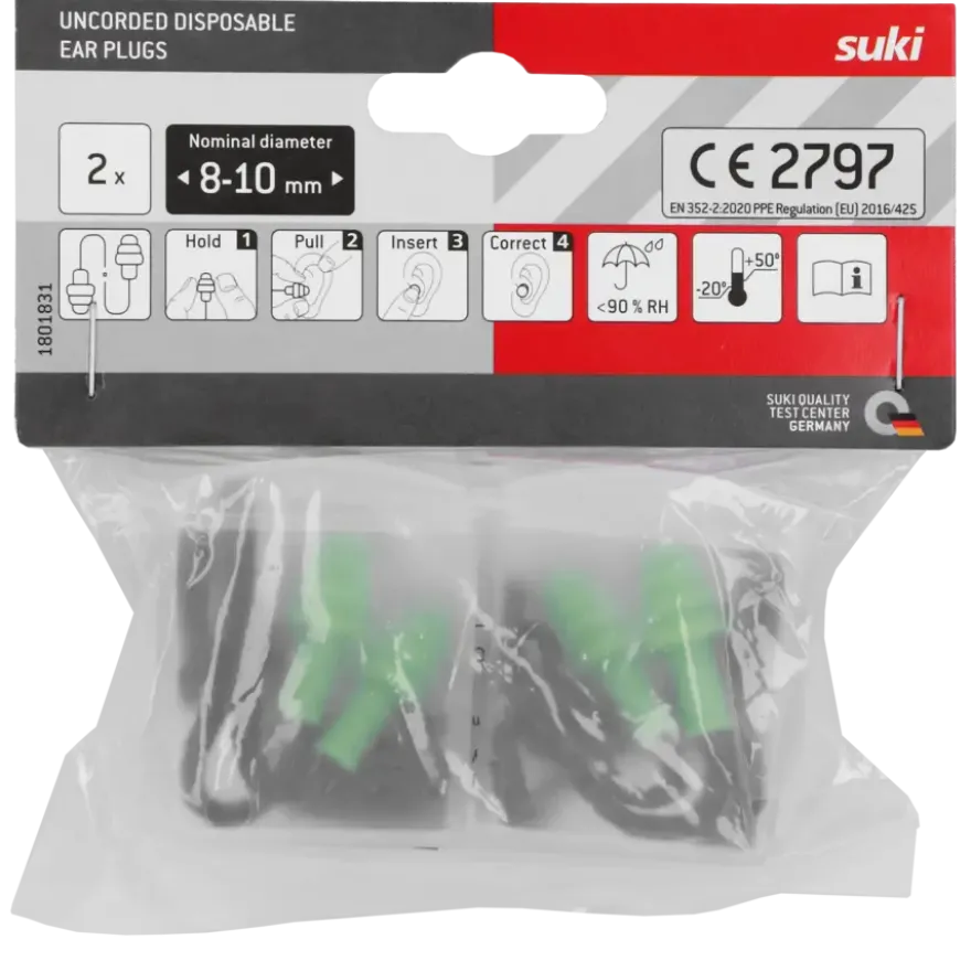 Suki oordoppen met koord - 33 db - 1 paar