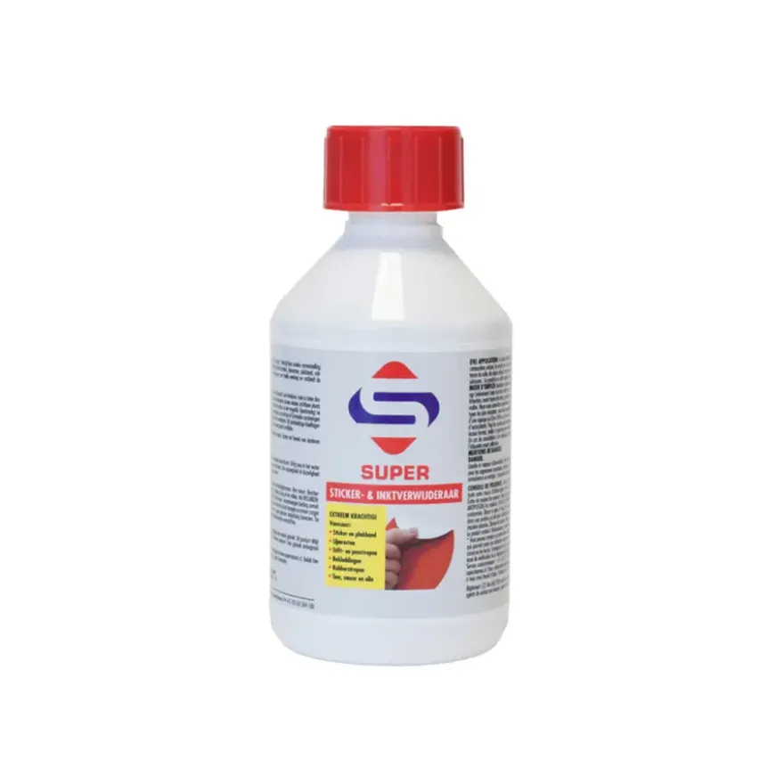 SUPER sticker en inkt verwijderaar - atex vrij 250ML