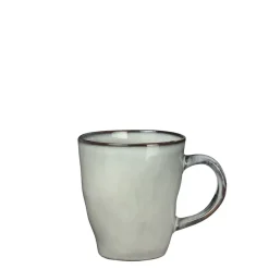 Tabo senseo beker met oor grijs - h8,5xd7,5cm