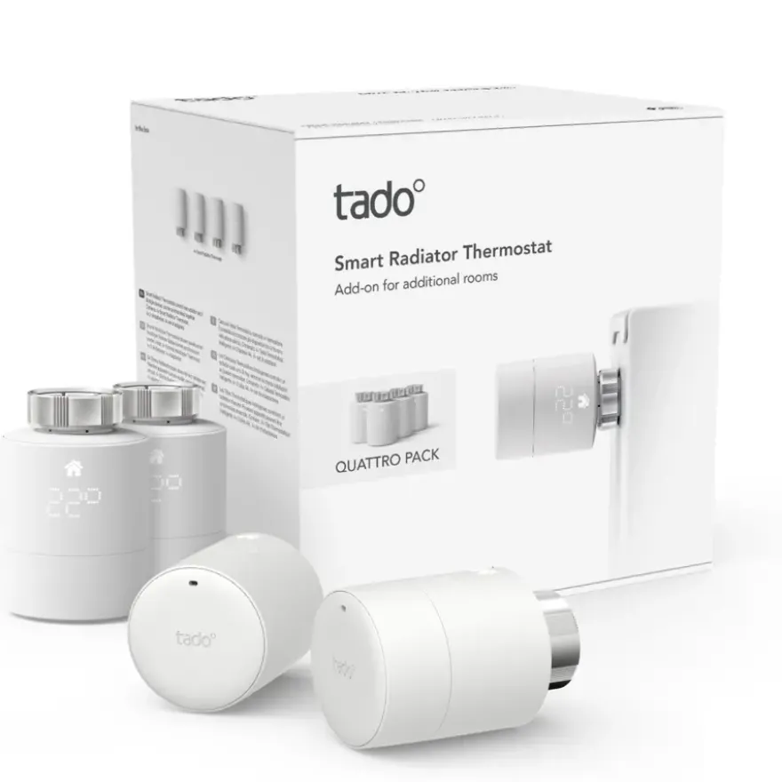 Tado Slimme Radiatorknop 4 stuks