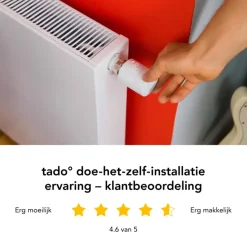 Tado Starters Kit Thermostaat V3+ Bedraad Inclusief 2 Slimme Radiatorknoppen
