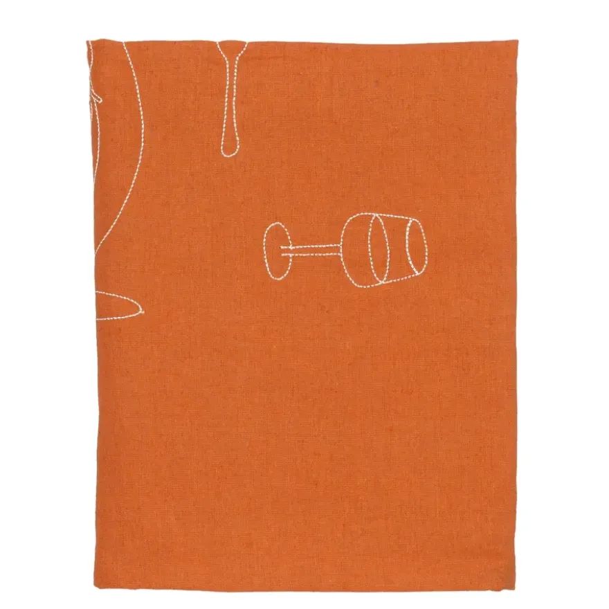 Tafelkleed bruin - l250xb140cm